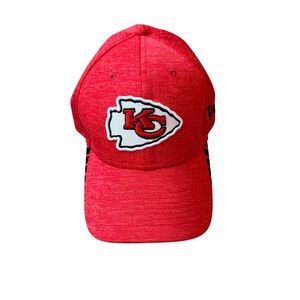 Kansas City Chiefs New Era 9FORTY Red Heathered Adjustable NFL Hat Cap OSFM